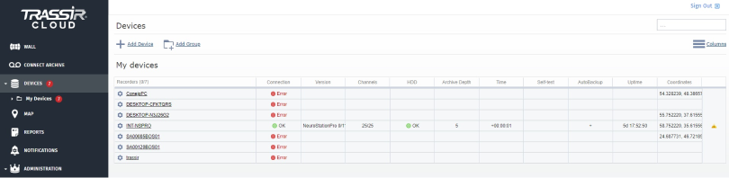TRASSIR CMS